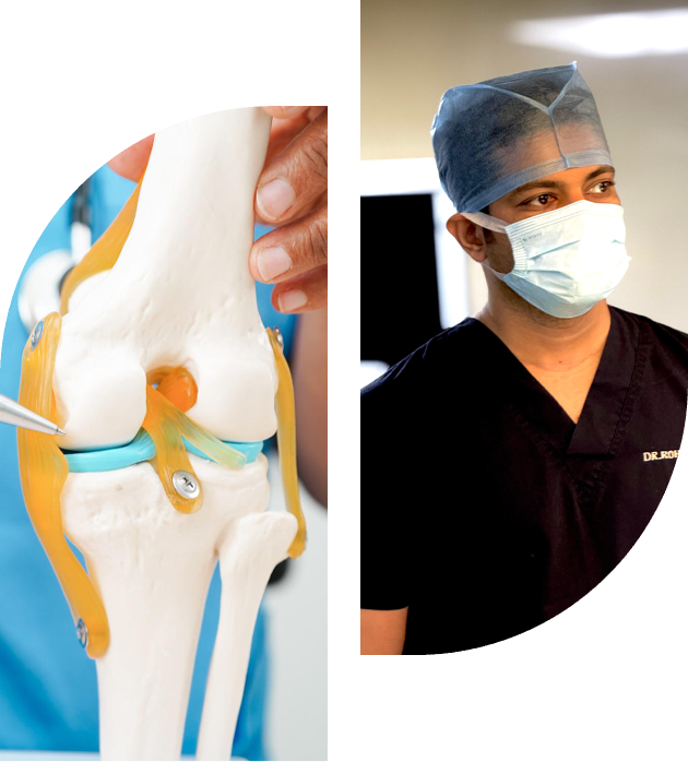 Dr. Rohit providing joint care treatment